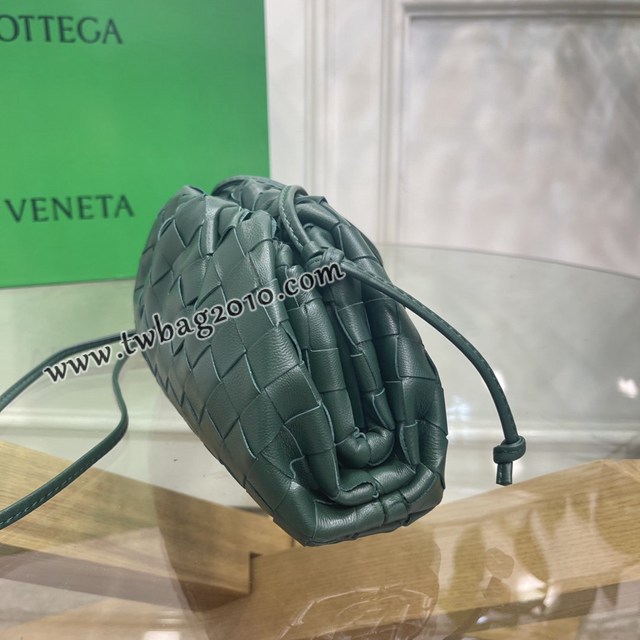 Bottega veneta高端女包 98061寬編織 寶緹嘉純手工編織羔羊皮女包 BV經典款小號編織雲朵包  gxz1405